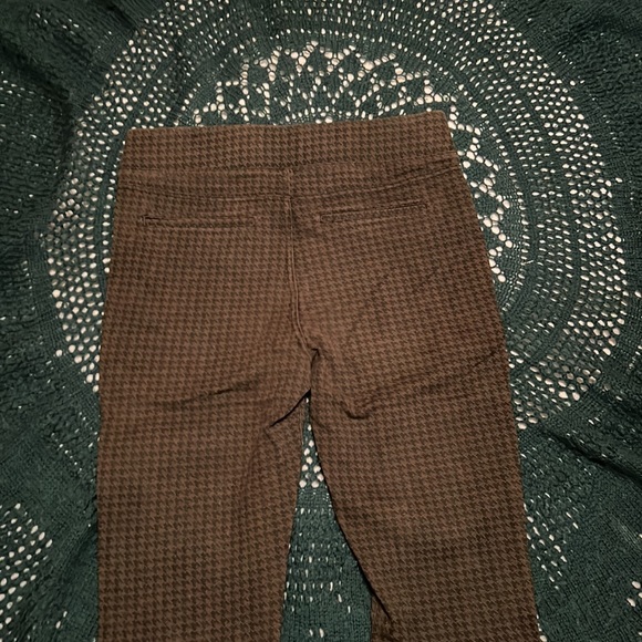 Houndstooth checked stretchy work pants - Picture 2 of 3